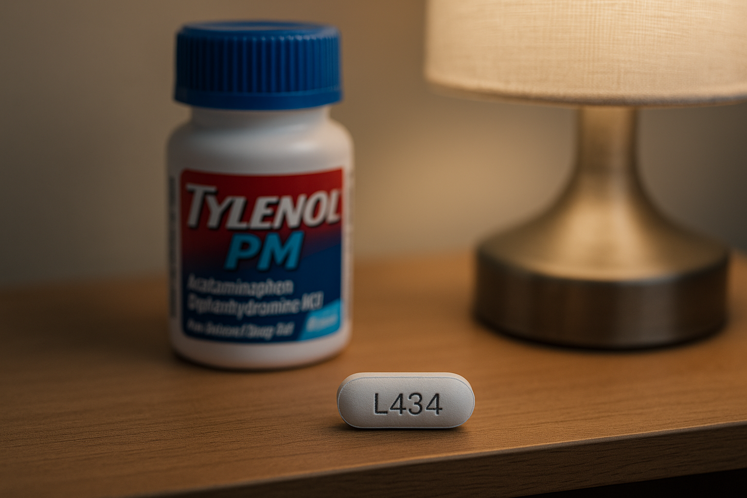 L434 white pill