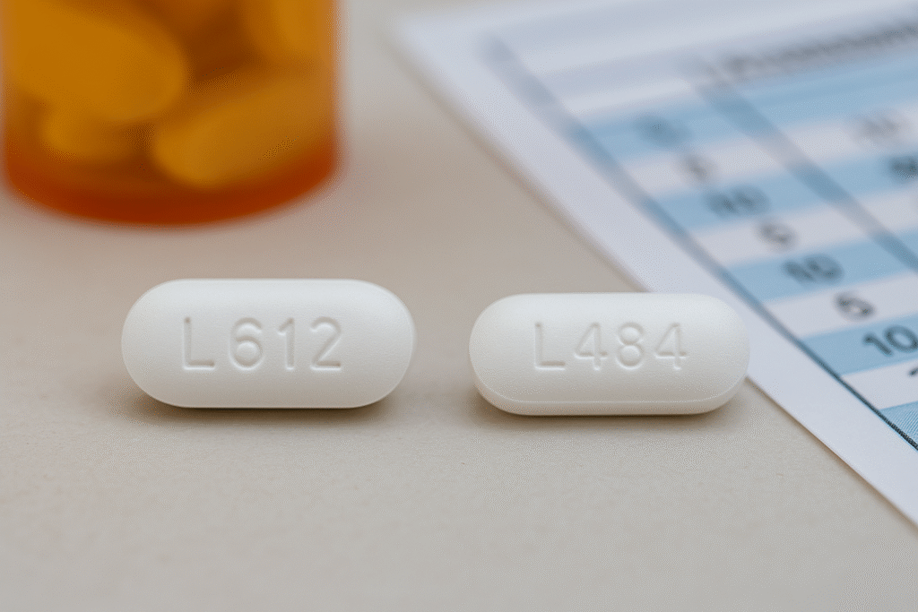 L612 white pill
